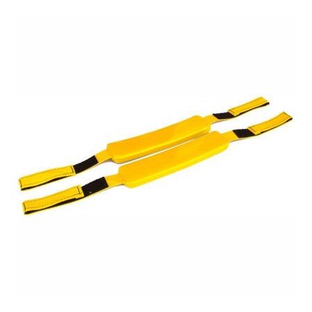 Kemp Usa Kemp Replacement Straps (Pair), Yellow, 10-004-YEL 10-004-YEL